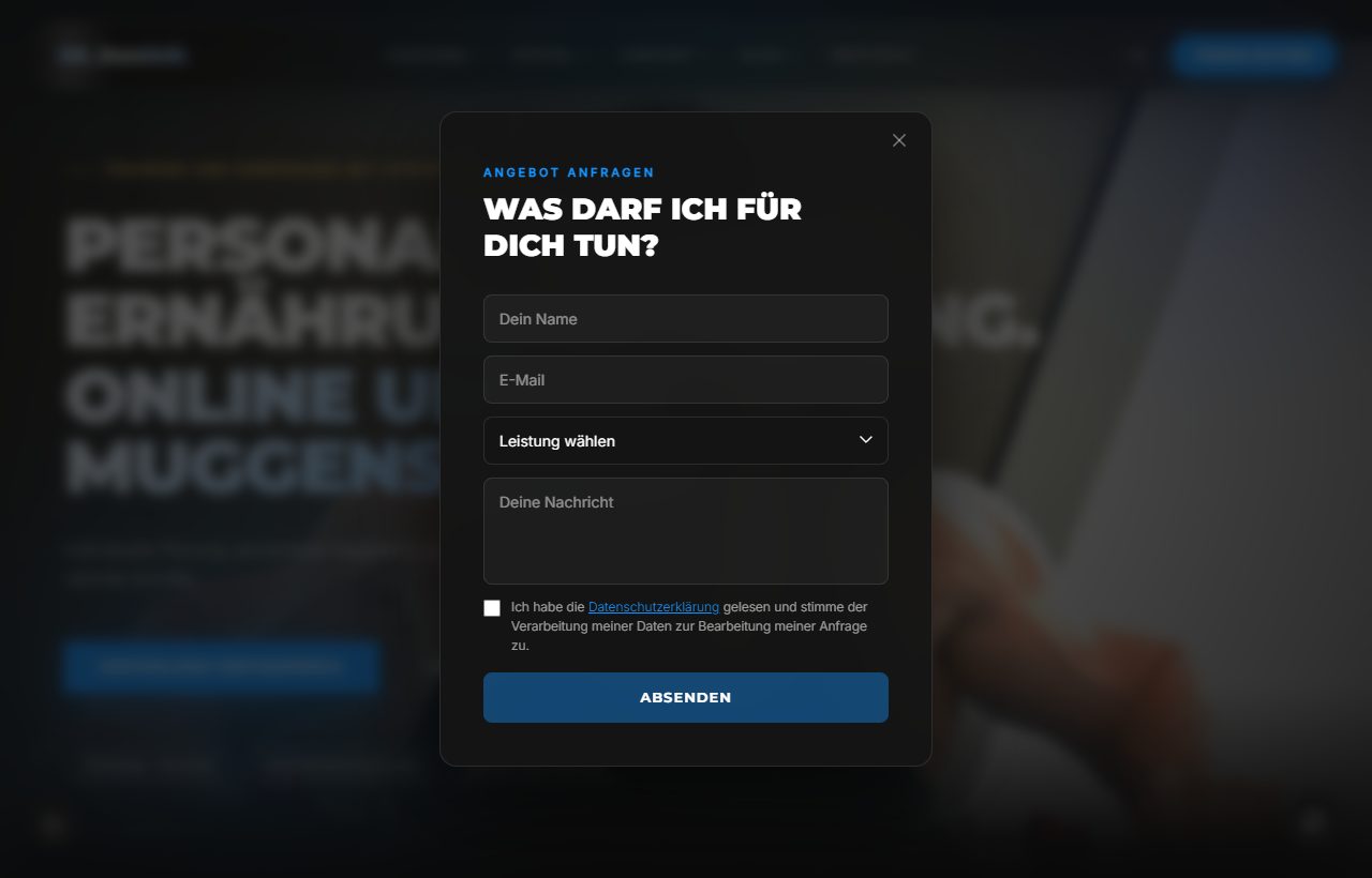 Website Dominik Vögele